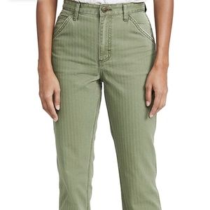 Lee Women's High Rise Dungaree Ankle Jeans 31